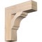 Ekena Millwork Olympic Block Smooth Bracket, Douglas Fir, 3 1/2"W x 14"D x 14"H BKT04X14X14OLY05SDF - alternate 1